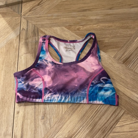 Multi Colored sports bra and spandex - Picture 2 of 4